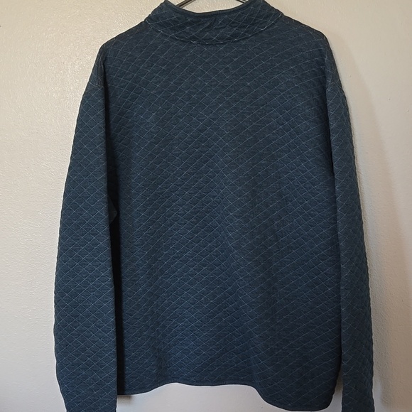 Eddie Bauer | Dark Blue Quilted 1/4 Zip Jacket Size XL - Picture 3 of 8